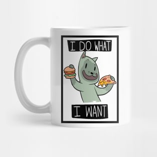 Funny Cat I Do What I Want Mug